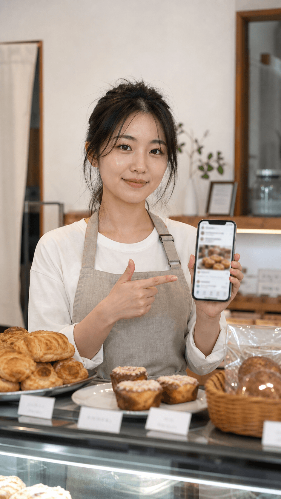 베이커리 사장님이 SOMOON으로 가게 SNS를 운영
