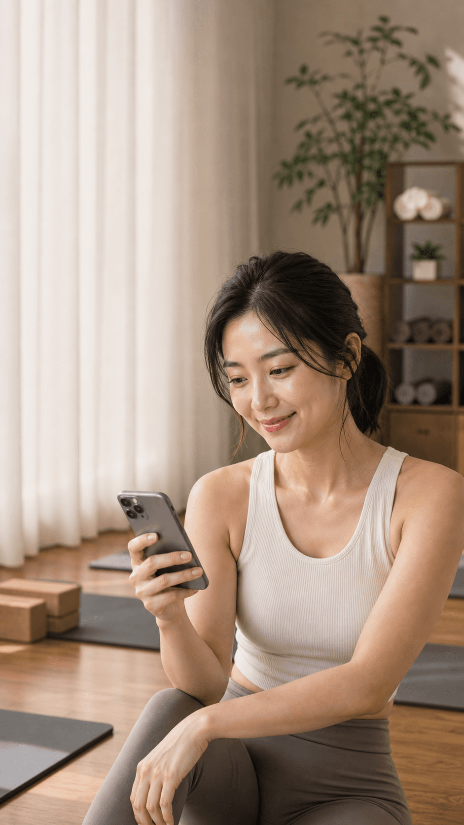 요가 스튜디오를 운영하며 SOMOON으로 SNS를 관리하는 강사